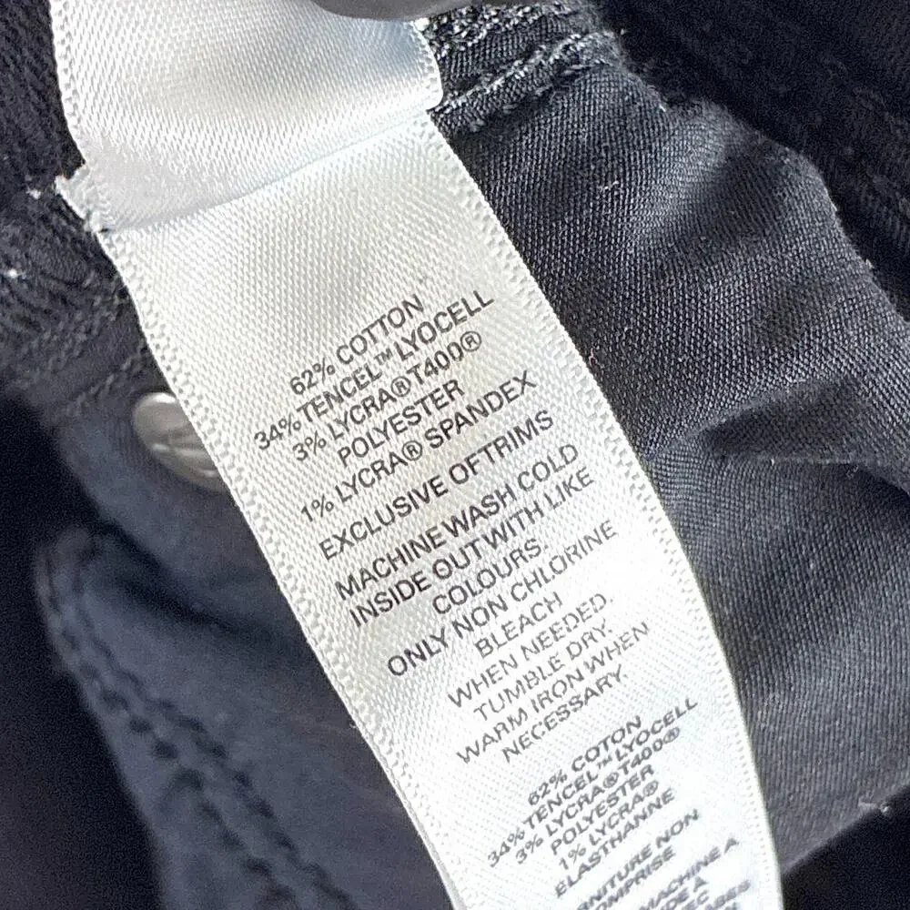 Duer Jeans Mens 30x32 Black N2X No Sweat Slim Stretch Preppy Classic Travel